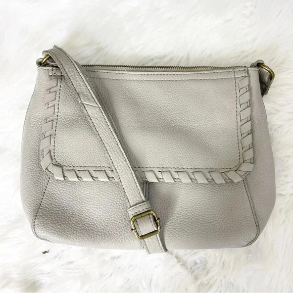The Sak Gray Collective Crossbody Leather Bag - Picture 1 of 6